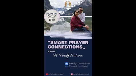 Ps Fendy Hutomo Smart Prayer Connections 24 Oktober YouTube