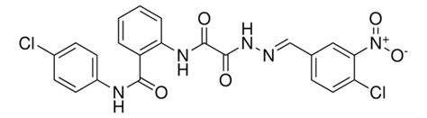 2 2 4 CL 3 NITROBENZYLIDENE HYDRAZINO OXO AC AMINO N 4 CL PH