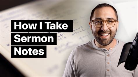 How I Take Sermon Notes To Focus Better Learn More And Grow