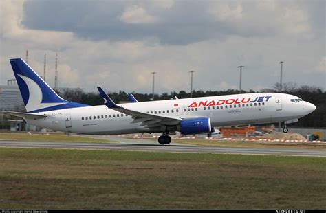 AnadoluJet Boeing 737 NG Max TC JZL Photo 35164 Airfleets Aviation