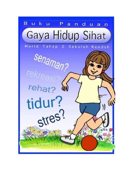 Gambar Poster Gaya Hidup Sihat Amalan Kita Bahasa Melayu Tingkatan 1