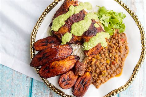 Peruvian Roasted Chicken With Green Sauce