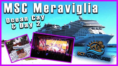 Msc Meraviglia Ocean Cay Marine Reserve Day Youtube