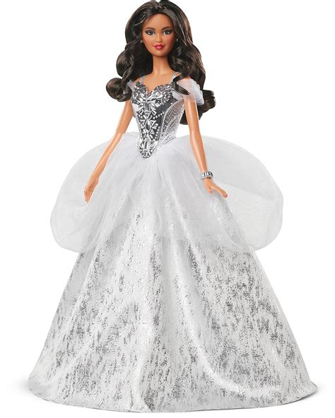Amazon Barbie Signature 2021 Holiday Doll 12 Inch Brunette Hair