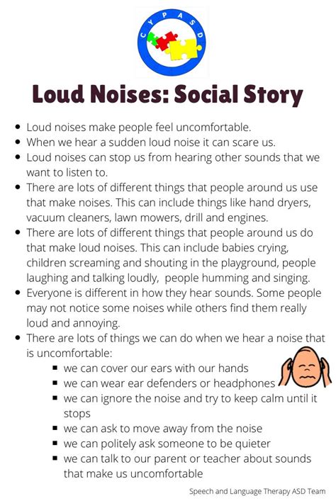 Loud Noises Social Story Essay Writing Skills Social Stories