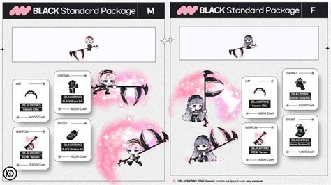 Get Your Maplestory X Blackpink Outfits And Items Set Before The Collab