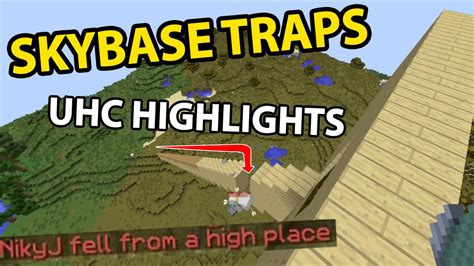 Skybase Traps Hypixel Uhc Highlights Minecraft Defib Youtube