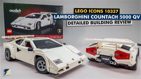 Lego Icons 10337 Lamborghini Countach 5000 Qv Detailed Building Review