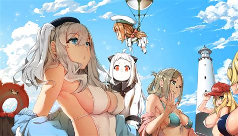 Wallpaper Anime Girls Kantai Collection Kashima KanColle Katori