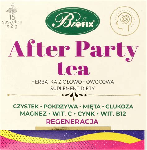 BIFIX After Party Tea suplement diety herbatka ziołowo owocowa