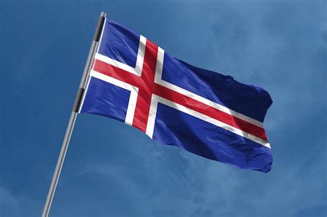 Premium Photo Iceland Flag Waving