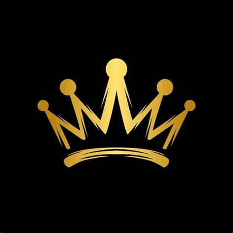 Luxury Crown Logo Design Template