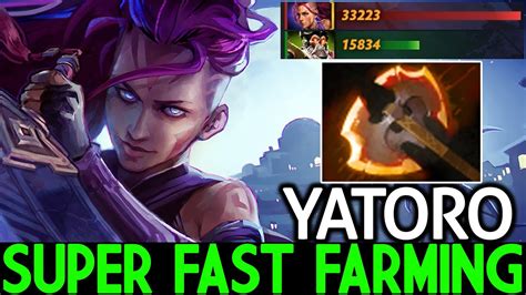 Yatoro Anti Mage Top Pro Carry Super Fast Farming Gpm Dota