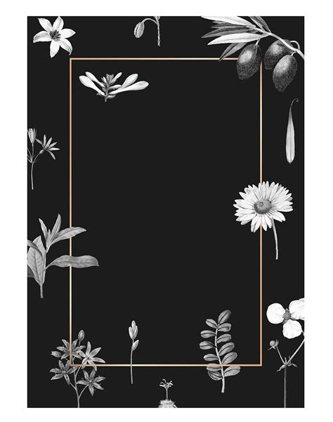 Black Floral Welcome Board Nkabo Graphics