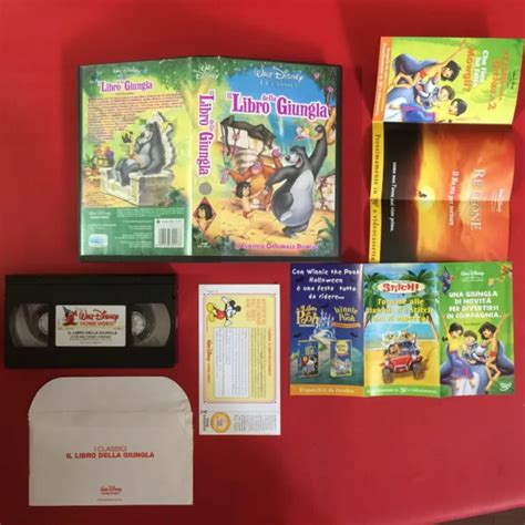 VHS WALT DISNEY IL LIBRO DELLA GIUNGLA ITA 1993 VS 4417 Busta