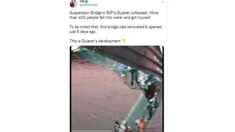 Tragedi Jembatan Ambruk Di Gujarat India Korban Tewas Bertambah Jadi