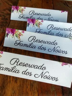 Plaquinha De Mesa Pvc Compre Produtos Personalizados No Elo