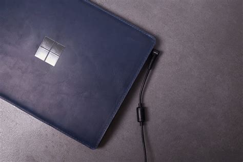 Blue Surface Pro 9 Leather Case Pro 7 With Keyboard Sleeve Laptop