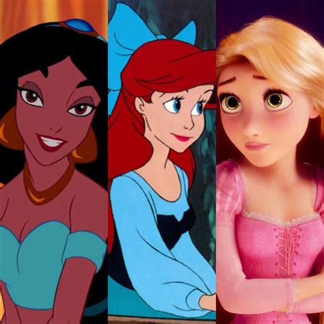 Disney Princesses Jasmine Aladdin Ariel Human Form Little Mermaid Rapunzel Tangled