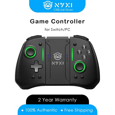 Nyxi Hyperion Pro Controlador De Jogos Bluetooth Joypad Preto Sem Fio