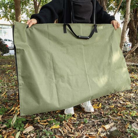 Canvas Garden Leaf Tarp Bag Leaf Bag For Collecting Leaves Gardening