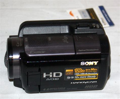 sony hd avchd  mega pixels handycam