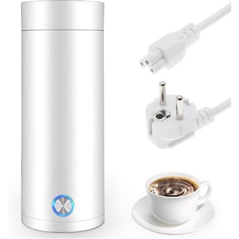 Bouilloire Électrique De Voyage Mini Tasse Chauffante Portable 400 Ml