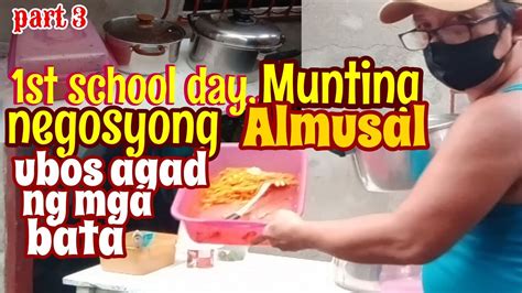 Munting Negosyong Almusalubos Agad Ng Mga Bata Sa Unang Araw Ng