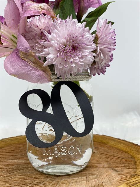 80th birthday decorations 80th cutout glitter 80th birthday decoration 80th birthday table ...