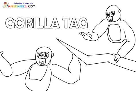 Gorilla Tag Vr Coloring Pages Coloring Pages