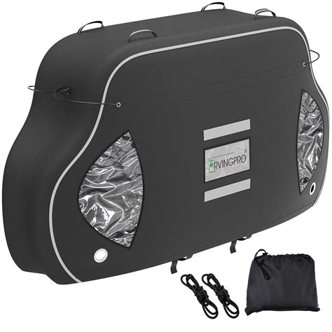 RVINGPRO Bike Cover for Transport on Rack - Bike Cover for 2 Bikes on