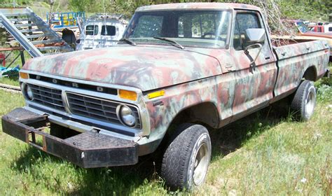 1976 Ford F 150 Ranger 4x4 12 Ton Pickup Truck Camo For Sale