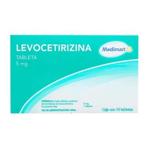 Levocetirizina Medimart Mg Tabletas Walmart