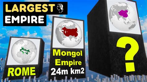 The Largest Empires In The Worlds History Youtube