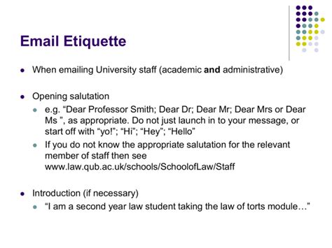 Proper Email Etiquette