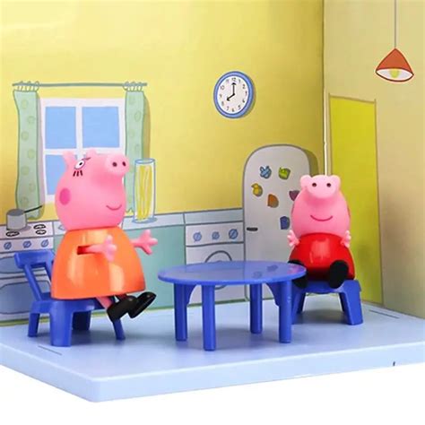 Genuine Peppa Pig Peppa Pig Kitchen Pack With Peppa George Mummy