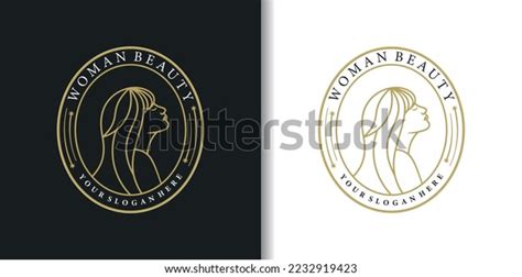 Modern Hair Salon Logo Creative Emblem Stock Vector (Royalty Free ...