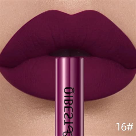 Melhor Batom Longa Duração - QIBEST-Batom Sexy de Longa Duração para Mulheres, Velvet Matte Lip ...