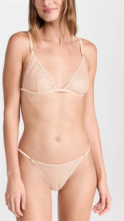 Kiki De Montparnasse Striped Lace G String Shopbop