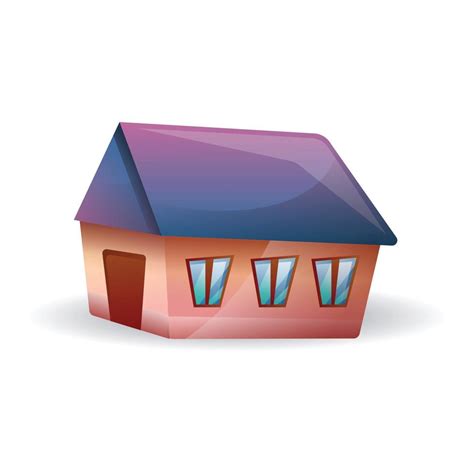 Village house icon, cartoon style 14187828 Vector Art at Vecteezy