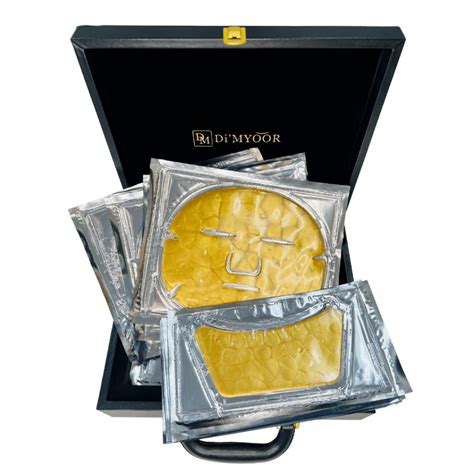 24k Gold Face And Neck Deep Tissue Mask Dimyoor