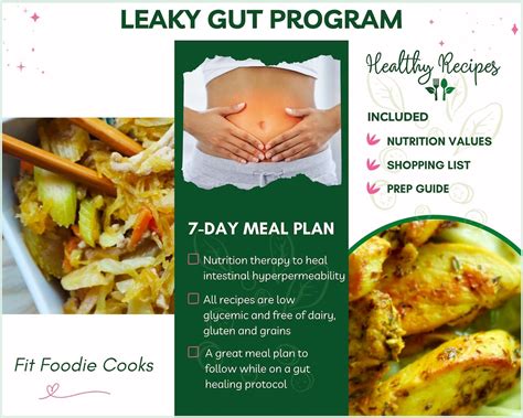 Leaky Gut Diet Weekly Meal Plan Printable Ibs Diet Plan For Leaky Gut