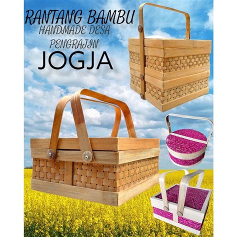 Jual Rantang Bambu Hampers Anyaman Shopee Indonesia