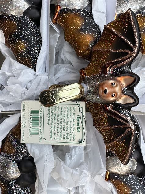 Clip-On Bat Old World Christmas Ornament – The Summit All Seasons Market