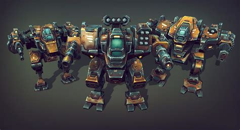 Mech Constructor Light And Medium Robots In Characters Ue Marketplace