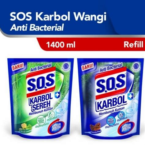 Jual Sos Karbol Wangi Classic Pine Sereh Lemon Ml Ml