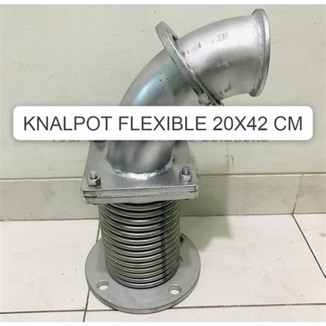 Jual KNALPOT FLEXIBLE GENSET UNIVERSAL 20X42 CM Bagus Handal Shopee