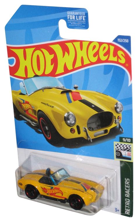 Hot Wheels Retro Racers 9 10 2021 Yellow Shelby Cobra 427 S C Car 152