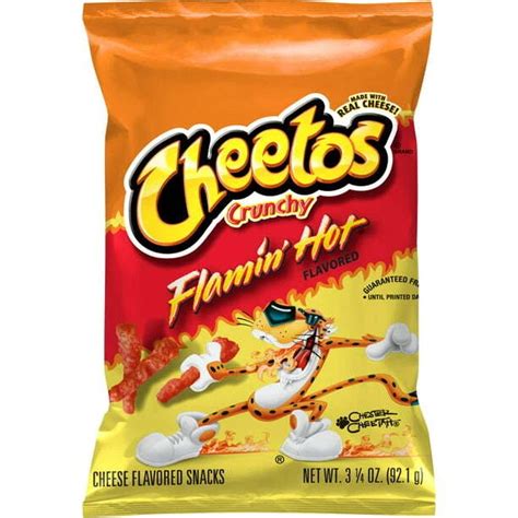 CHEETOS CRUNCHY FLAMIN Hot Cheese Flavored Snack Chips Oz Bag PicClick UK