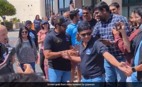 Rohit Sharma S Craze Grips Usa Fans Turn Up In Huge Numbers To See